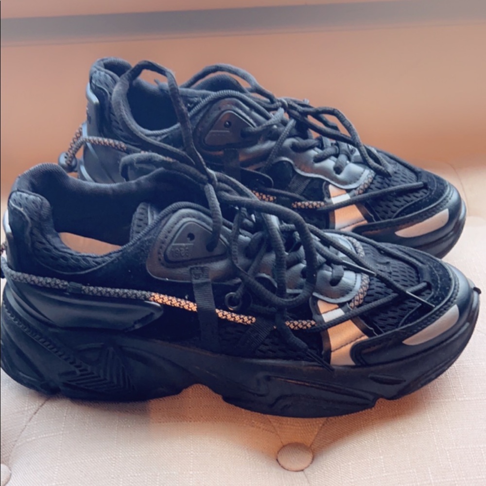 Fashion chunky heel sneakers